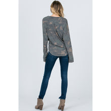 Load image into Gallery viewer, Knotted Camo Top
