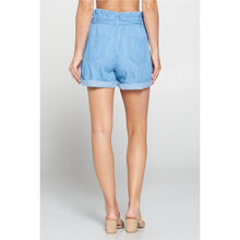 Load image into Gallery viewer, Paperbag Chambray Shorts
