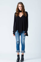 Load image into Gallery viewer, Cut-it-Out Peekaboo Choker Swing Top (Available in 2 colors)
