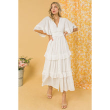 Load image into Gallery viewer, Cloud Nine Flowy Tiered Midi Dress
