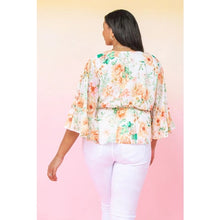 Load image into Gallery viewer, Floating in Floral Top (Curvy Collection)
