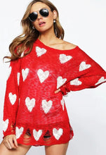 Load image into Gallery viewer, You Have My Heart Slub Sweater

