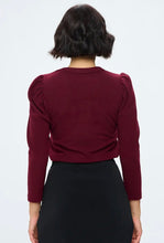 Load image into Gallery viewer, Brushed Burgundy Top (available in Curvy collection)
