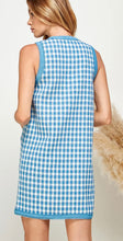 Load image into Gallery viewer, The Twiggy Tweed Shift Mini Dress
