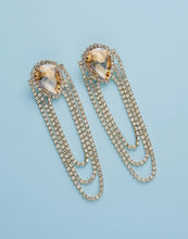 Load image into Gallery viewer, Peach Fizz Drop Earrings
