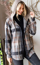 Load image into Gallery viewer, Soft Plaid Shacket (Curvy Collection)
