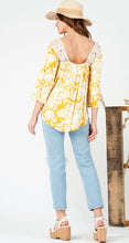 Load image into Gallery viewer, Mellow Yellow Boho Blouse
