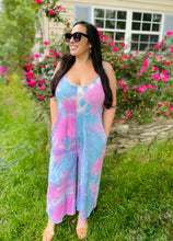 Load image into Gallery viewer, Cotton Candy Swirl Wide Leg Jumpsuit (Available in Curvy Collection)
