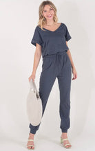 Load image into Gallery viewer, Chic Charcoal Jumpsuit
