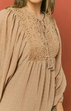 Load image into Gallery viewer, Desert Sands Boho Babydoll Dress
