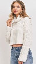 Load image into Gallery viewer, Over it Oversized Crop Sweater
