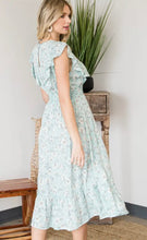 Load image into Gallery viewer, Floral Ruffles Smocked Midi Dress
