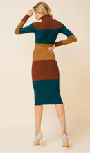 Load image into Gallery viewer, All the Feels Colorblock Sweater Dress
