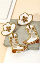 Load image into Gallery viewer, kick Your Boots Off Cowboy Boot Earrings (3 styles available)
