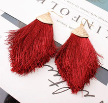 Load image into Gallery viewer, Sassy Tassel Fringe Earrings
