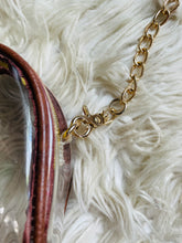 Load image into Gallery viewer, Be Clear Brown / Gold Trim Bag (Stadium Approved!)
