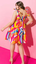 Load image into Gallery viewer, Neon Swirls Dress (L-Curvy Collection)
