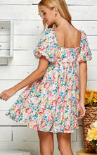 Load image into Gallery viewer, Be a Bridgerton Babydoll Floral Dress
