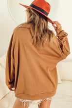 Load image into Gallery viewer, Cozy Camel Vintage Fleece Pullover
