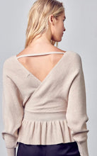 Load image into Gallery viewer, Perfect in Peplum Sweater
