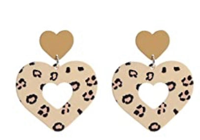 Wild at Heart Leopard Earrings