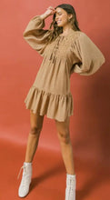 Load image into Gallery viewer, Desert Sands Boho Babydoll Dress
