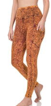 Load image into Gallery viewer, Mustard Mineral Wash Leggings
