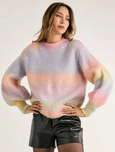 Load image into Gallery viewer, Over the Pastel Rainbow Sweater
