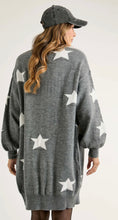 Load image into Gallery viewer, Stars for Days Oversized Cardigan (curvy collection)
