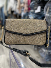 Load image into Gallery viewer, The Darcy Straw Square Design Crossbody
