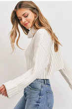 Load image into Gallery viewer, Over it Oversized Crop Sweater
