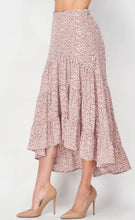 Load image into Gallery viewer, Flowers in Capri Midi Skirt
