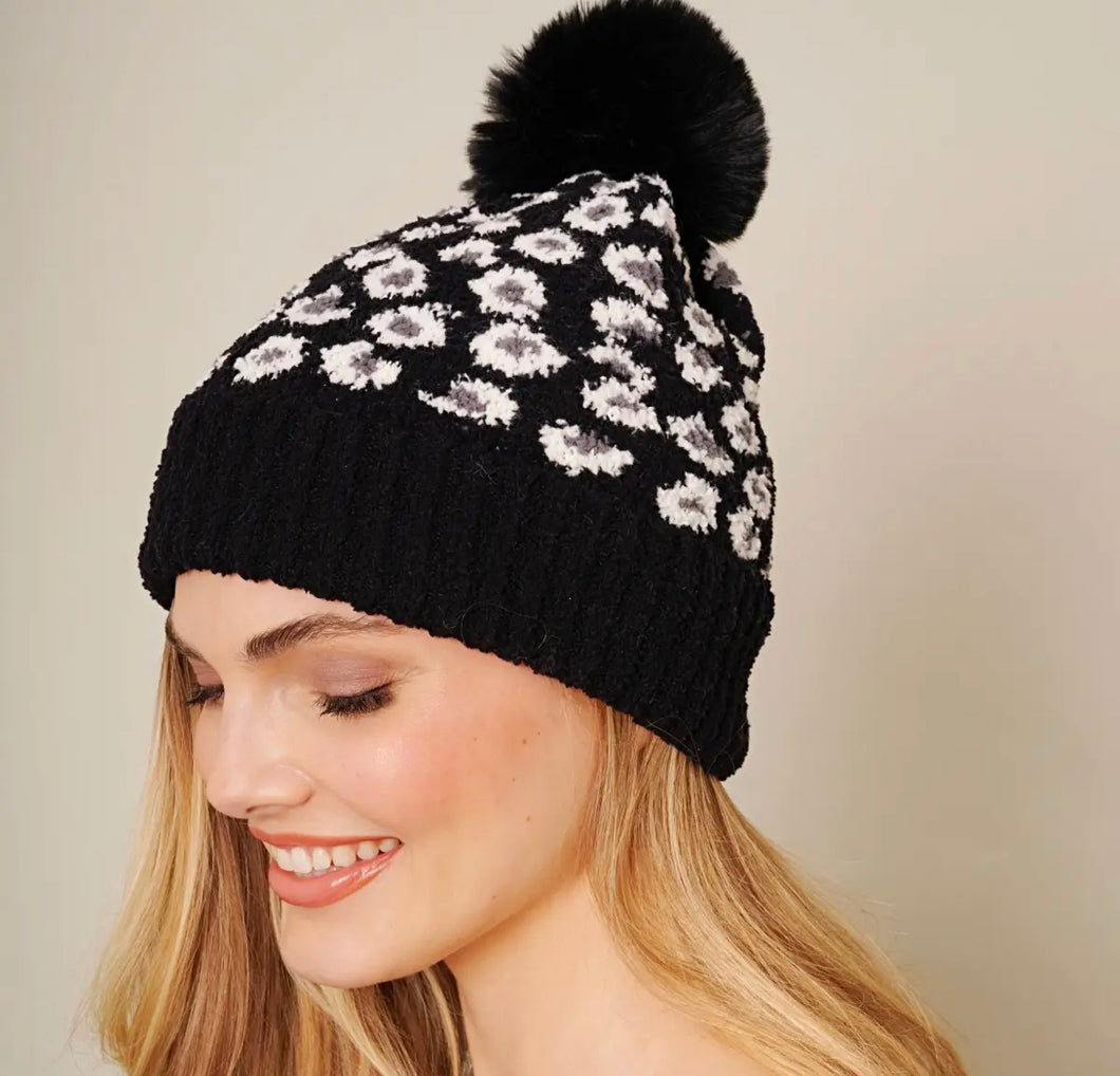 Wild About You Leopard Beanie Hat