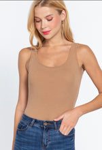 Load image into Gallery viewer, Must Have Bodysuit Scoop Tank (2 colors available)
