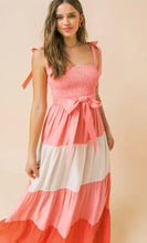 Load image into Gallery viewer, Pretty in Pink Lifesavers Colorblock Dress
