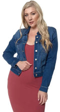 Load image into Gallery viewer, Classic Denim Jacket (Curvy Collection)
