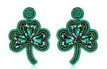 Load image into Gallery viewer, Shake Your Shamrock Earrings
