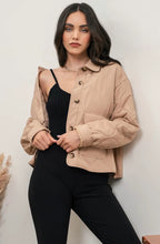Load image into Gallery viewer, Light as a Feather Quilted Crop Jacket
