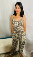 Load image into Gallery viewer, Side Split Leopard Jumpsuit (last one small)
