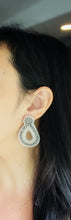 Load image into Gallery viewer, Crystal Beaded Teardrop Earrings
