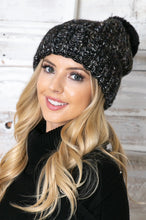 Load image into Gallery viewer, Oversized Pom-Pom Beanie Hat!
