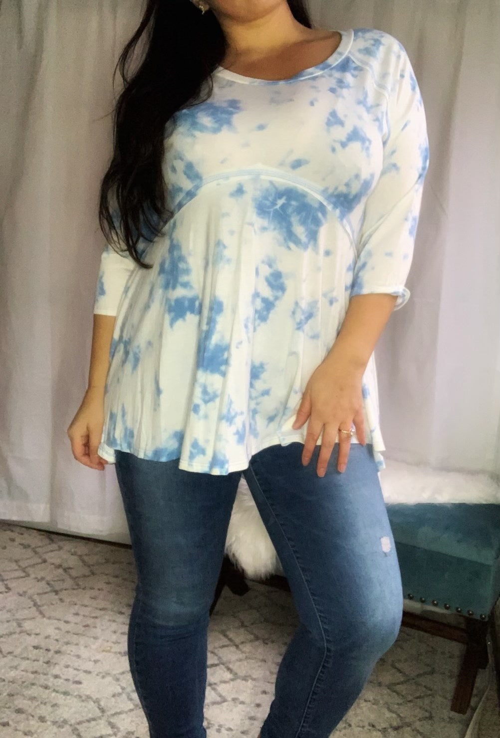 Tie Dye High Low Tunic