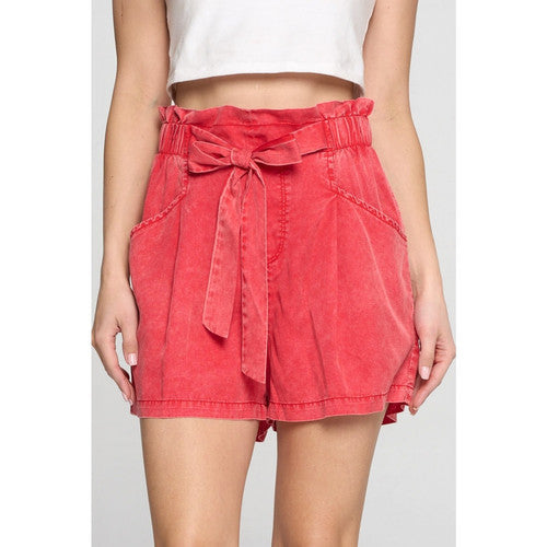 Tencel Paperbag Shorts (4 colors available)