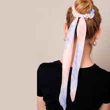 Load image into Gallery viewer, Watercolor Scarf Pony Hair Tie

