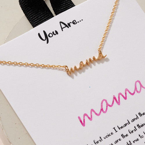 You are.. Mama Necklace